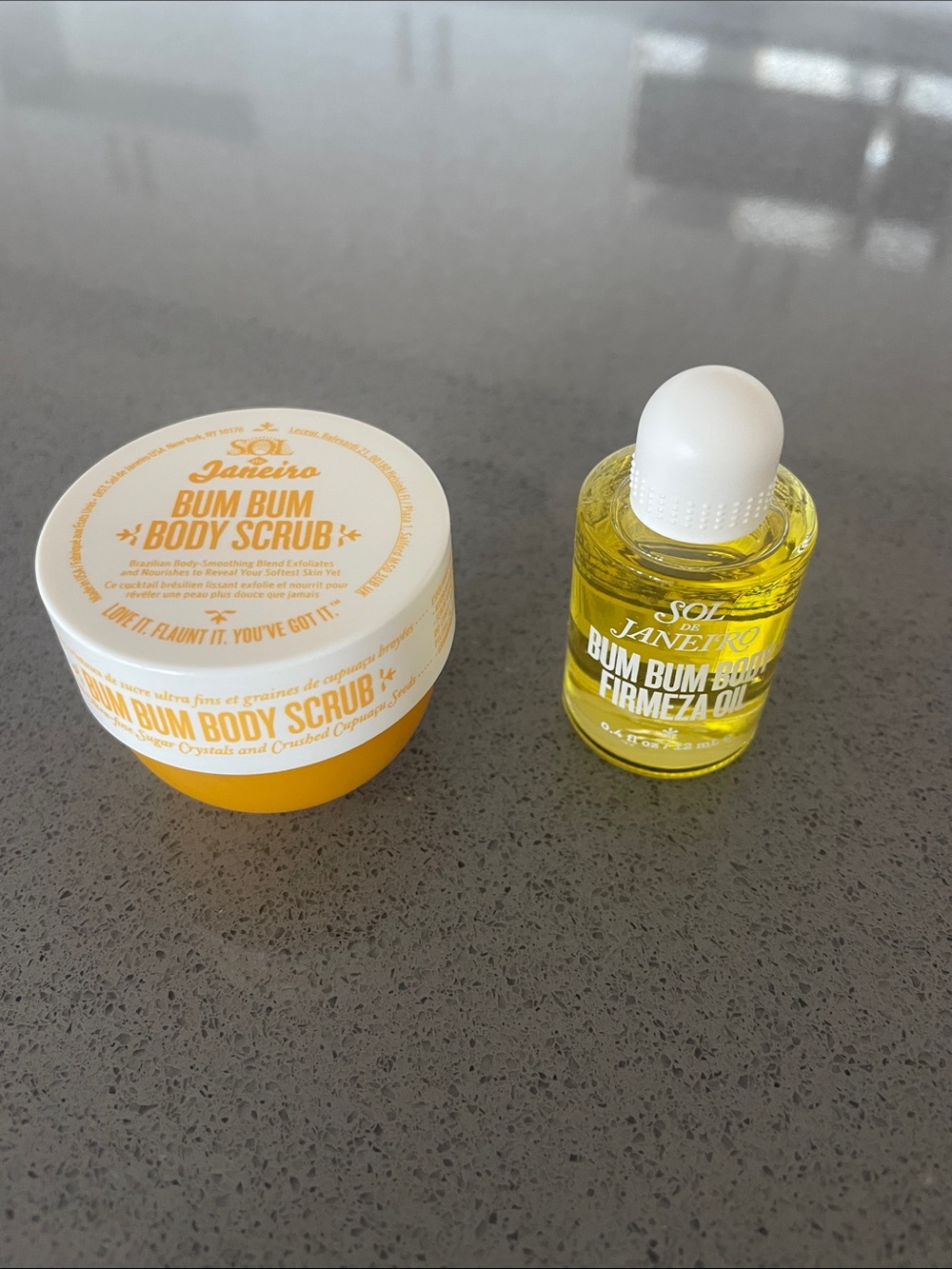 Sol de Janeiro Yellow Bum Bum Body Scrub with Firming Oil Duo